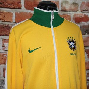 NIke - Yellow - Mens M - Brasil Zip Up